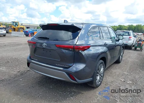 2021 Toyota Highlander Platinum from USA, damaged, VIN 5TDFZRBH5MS106874